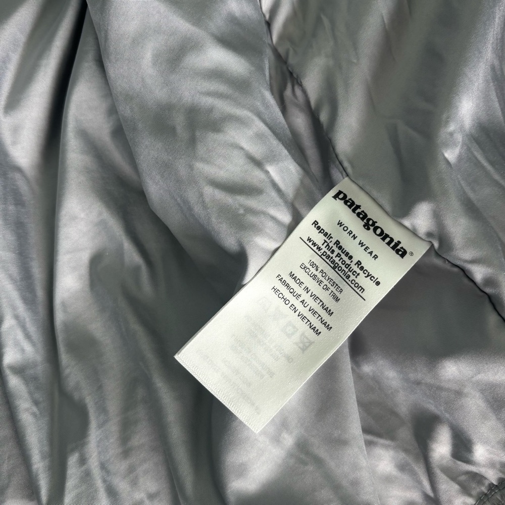 Patagonia Womens Los Gatos Full Zip Fleece Vest Medium Light Gray - Picture 8 of 8